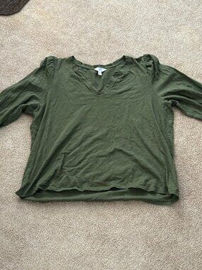 Women's Time True XXL Forest Green Long Sleeve